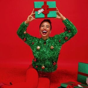 Tipsy Elves Green Christmas Sweater